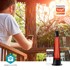 NORTHIX SmartLife grijač za terasu | Wi-Fi | 1200 W | 2 postavke grijanja | Oscilacija | zaštita od pada | IP24 |, crne